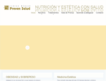 Tablet Screenshot of prevensalud.net